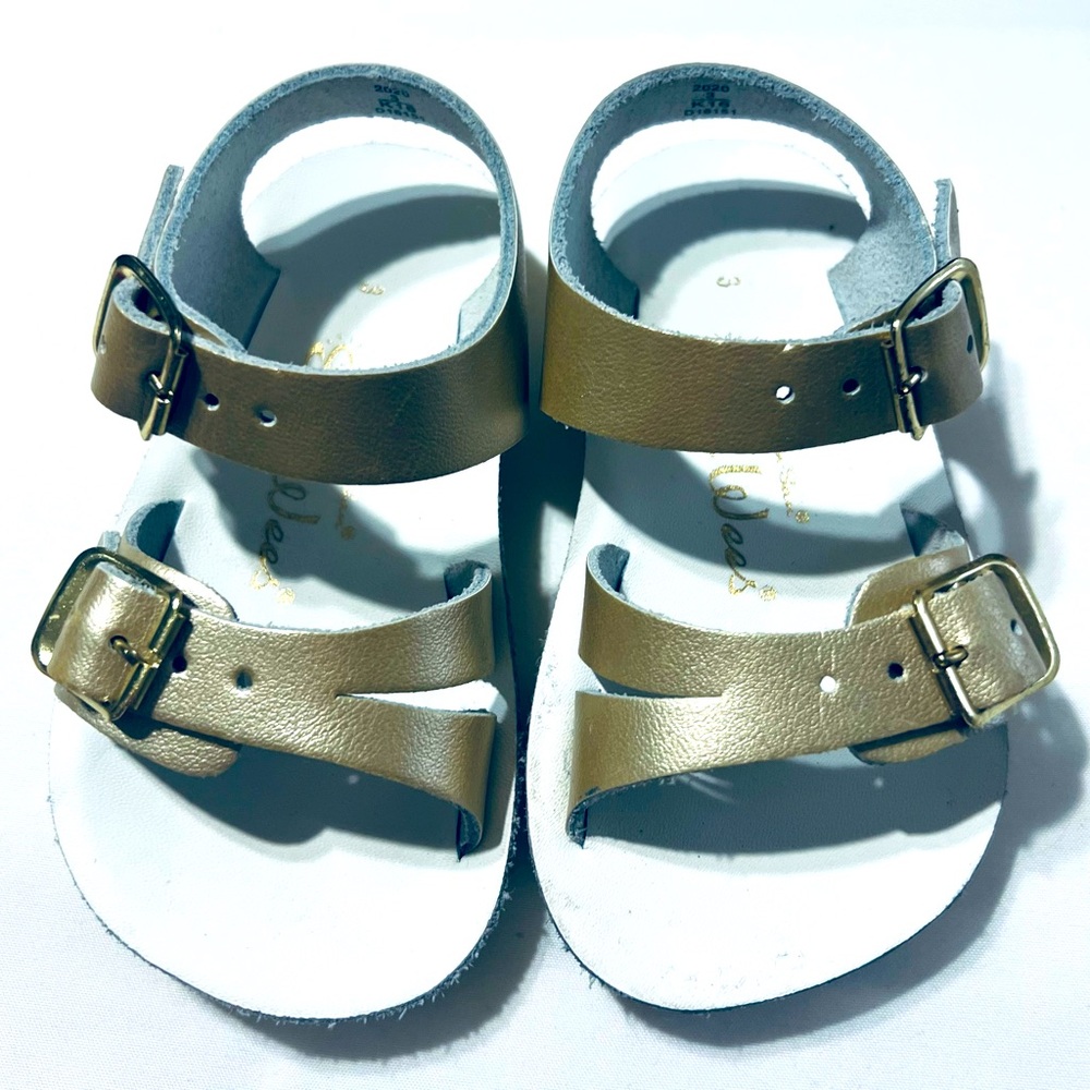 Sun San sandals / gold surfer sandals